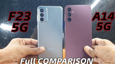 Diwali Sale F23 5g Vs A14 5g Full Comparison With Ui Display Gaming Youtube