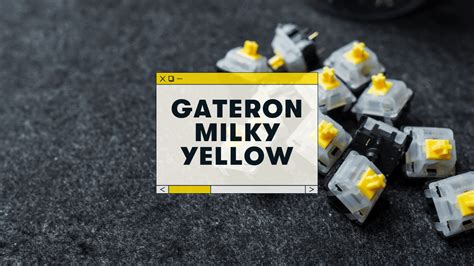 Gateron Milky Yellow Review & Sound Test (2023)