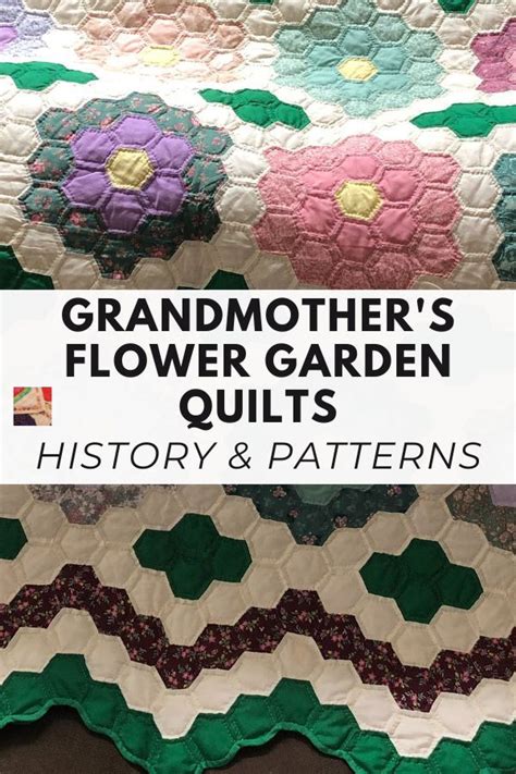 Hexie Quilts Patterns Hexagon Quilt Pattern Flower Quilt Patterns