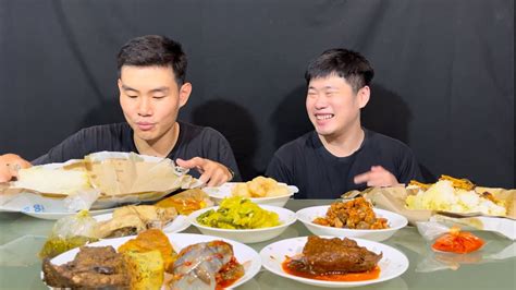 Mukbang Nasi Padang Paket Lengkap Youtube