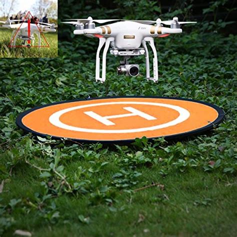 Drone Landing Pad Wisfox Universal Waterproof D 75cm30 Portable Foldable Landing Pads For Rc