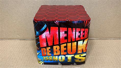 Meneer De Beuk 25 Shots GBV Weco Vuurwerk YouTube