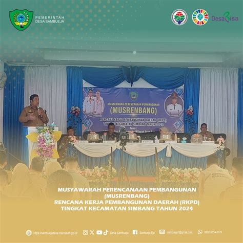 MUSRENBANG RKPD KECAMATAN SIMBANG TAHUN 2024