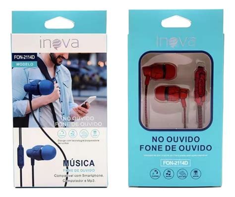 Fone Ouvido Intra Auricular Microfone Inova Fon D Mercadolivre