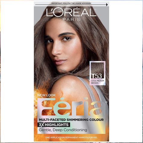 L Oreal Paris Feria Multi Faceted Shimmering Permanent Hair Color T53