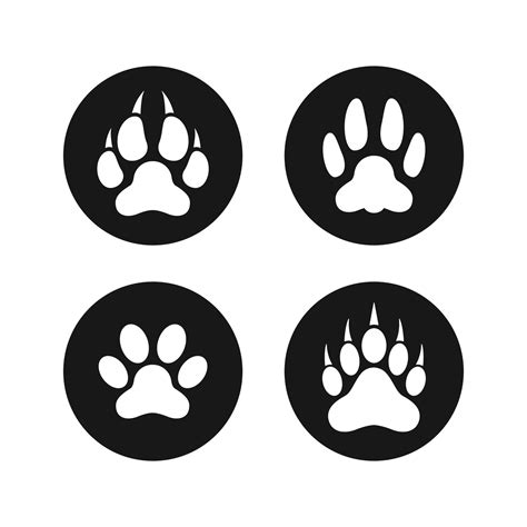 paw print icon vector design illustration 23168691 Vector Art at Vecteezy