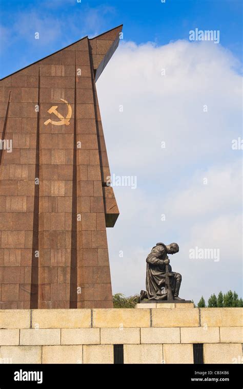 The Soviet War Memorial Commemorating Soldiers Died During Battle Of