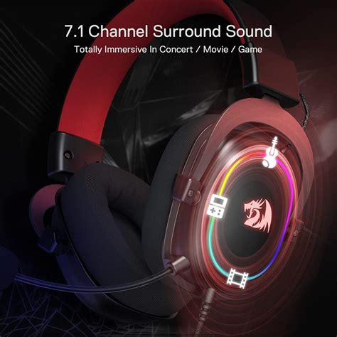 Redragon H510 Zeus X Rgb Usb Gaming Headset 71