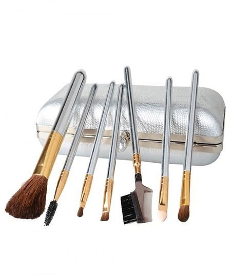 7pcs Silver Pro Cosmetic Makeup Brush Set Makeup Brush Set Makeup Brushes Silver Makeup