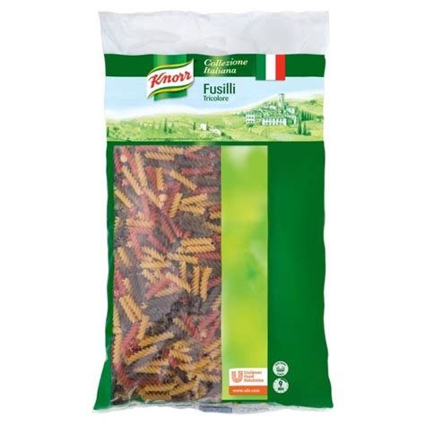 Knorr Fusili Tricolore Kg Fooddiscount Ro Fooddiscount