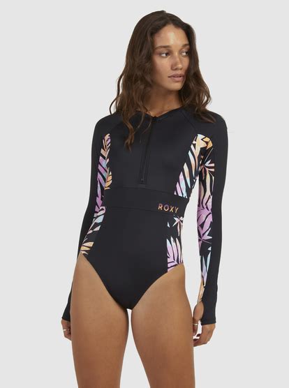 Roxy Active Long Sleeve One-Piece Swimsuit | Roxy