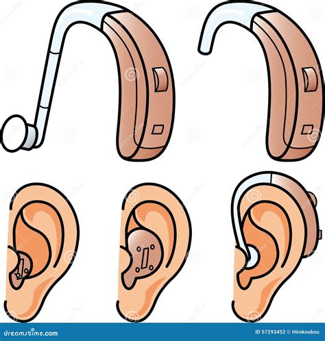 Hearing Aids Stock Illustration Illustration Of Small 57293452