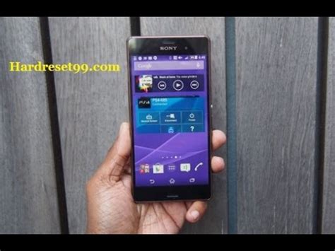 Sony Xperia Z3 Hard Reset Factory Reset Password Recovery YouTube