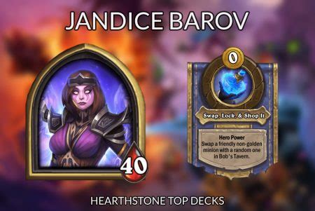 Bg Jandice Barov Hearthstone Top Decks