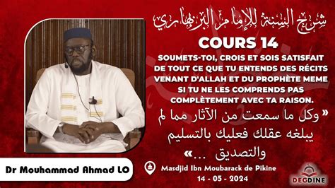 Direct Dr Mouhammad Ahmad Lo Char Hou Sounnah Du