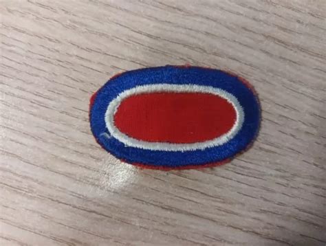 OVAL PATCH US Army Paratrooper 82ème AIRBORNE Parachutiste WW2 Corée