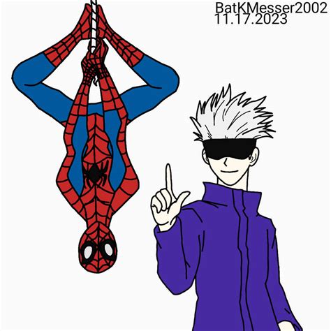 Spiderman And Gojo By Batkmesser2002 On Deviantart