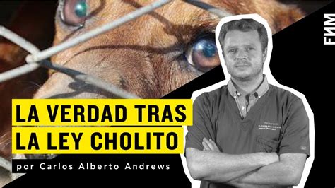 Carlos Alberto Andrews La Verdad Tras La Ley Cholito YouTube