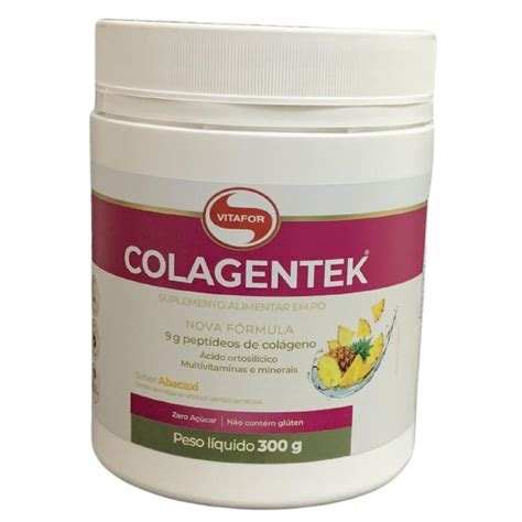 Colageno Vitafor Colagentek G Suplemento Alimentar Diversos Sabores