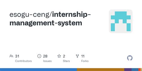 Github Esogu Ceng Internship Management System