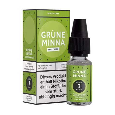 Gr Ne Minna Liquid By Tante Dampf Ml Mg Jetzt Kaufen