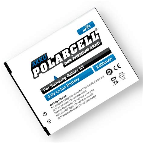 PolarCell NFC Akku für Samsung GT 19300 GT 19301 GT 19305 Batterie Accu