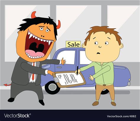 Salesman Royalty Free Vector Image Vectorstock