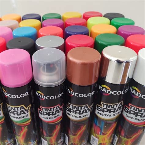 Tinta Spray Radcolor Met Lico Ml Gr Kit Unidades Shopee Brasil