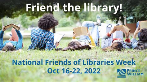 National Friends Of Libraries Week Highlights Local Friends Groups