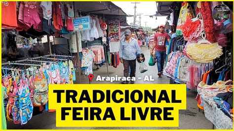 VEJA A TRADICIONAL FEIRA LIVRE DE ROUPAS ARAPIRACA ALAGOAS YouTube