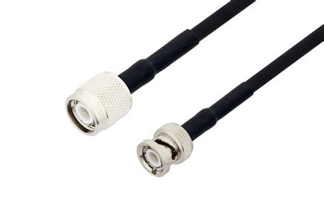 TNC Male To BNC Male Cable 72 Inch Length Using RG223 Coax With