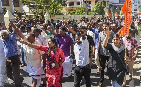 Protests Clashes In Kerala After Womens Entry Into Sabarimala