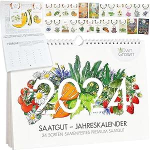 Saatgut Kalender Wandkalender A Garten Wandkalender