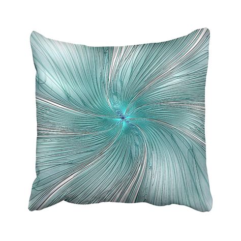 Bosdeco Art Turquoise String Flower Pillowcase Pillow Cover 18x18 Inches Walmart Canada