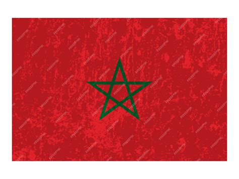 Premium Vector Morocco Flag Official Colors And Proportion Vector