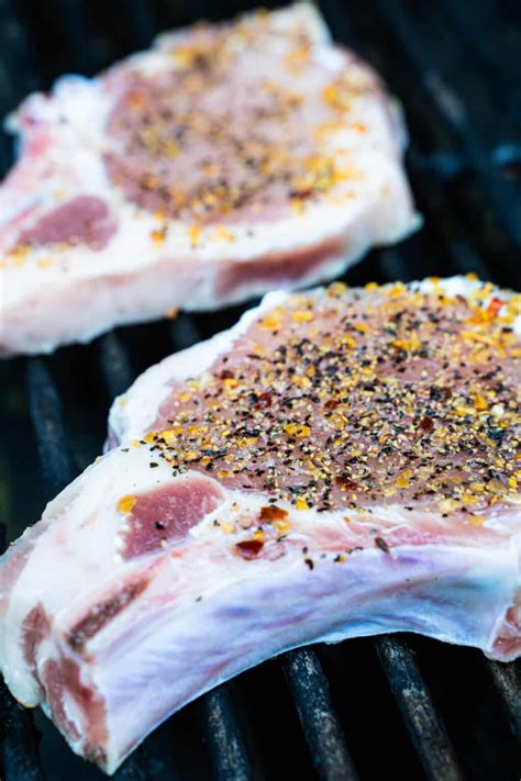 How To Grill Pork Chops On A Gas Grill Recipe Our Table