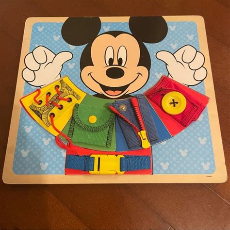 Toys Melissa Doug Mickey Mouse Clubhouse Wooden Basic Skills Board