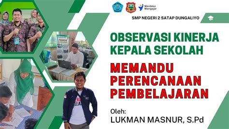 Observasi Kinerja Kepala Sekolah Di PMM Dengan Indikator Memandu