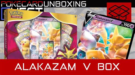 What S Inside The Alakazam V Box Pokemon Card Opening YouTube