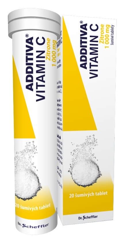 Additiva Vitamin C Zitrone Mg Umiv Tableta Skladem Benu Cz