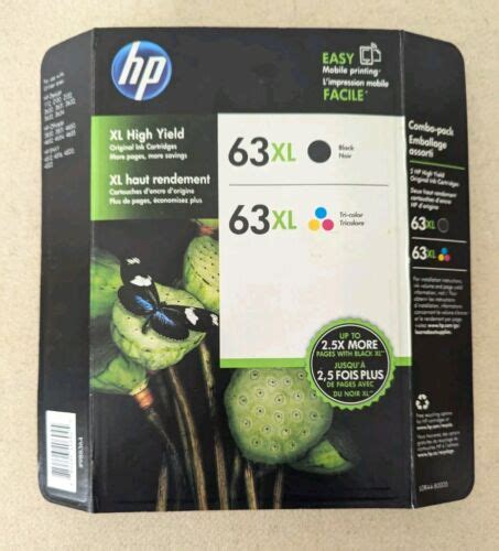 Genuine Hp Xl Pack Combo Black And Color Ink Cartridges Warranty