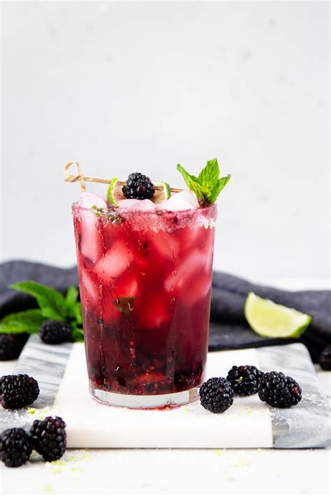 Blackberry Bourbon Smash Jennifer Meyering