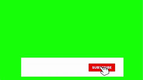 Green Screen Subscribe Button Animation Hd Best Animation Youtube