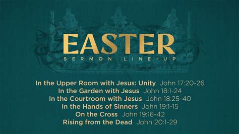 New Sermon Series Through Easter Staples Mill Road Baptist Church