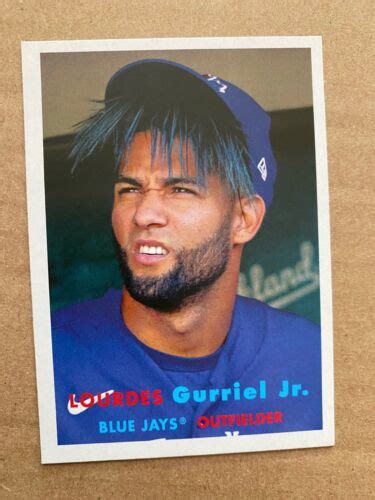 Lourdes Gurriel Jr Topps Archives Toronto Blue Jays Cool Hair