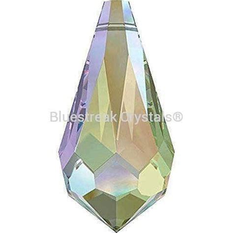 Swarovski Pendants Teardrop Crystal Paradise Shine