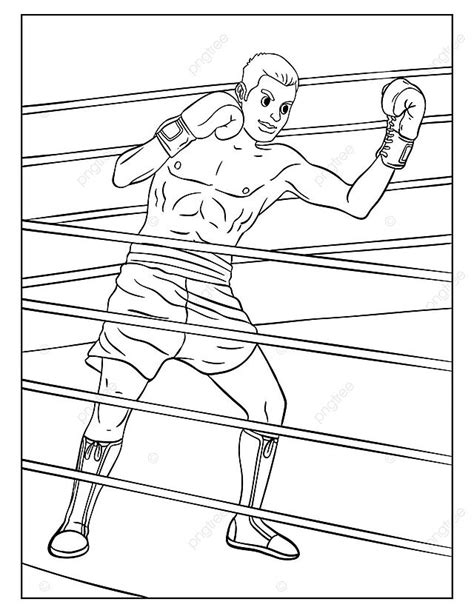 Boxing Colouring Pages Jasmynmateo