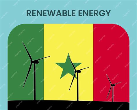 Premium Vector | Senegal renewable energy environmental and ecological