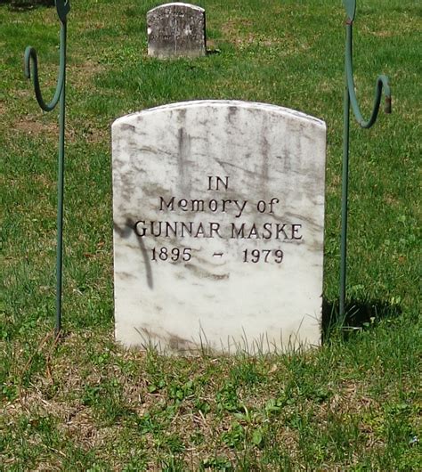 Gunnar Maske Find A Grave Memorial