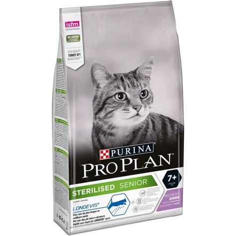 Purina Proplan Sterilised Longevis Chat Senior 7 Ans Dinde